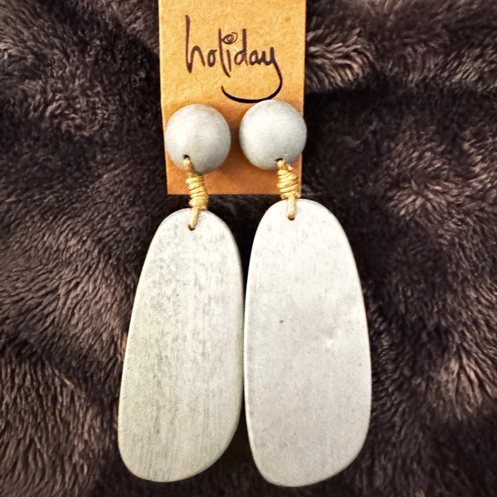 Gray Earrings
